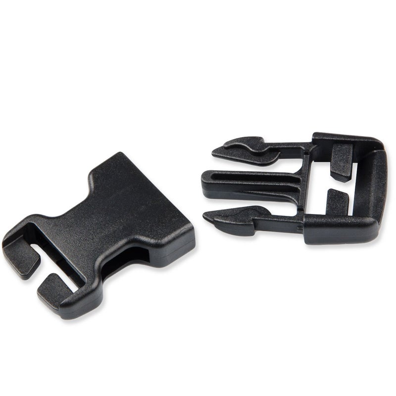 DYZD Plastic Buckle Repair Kit Quick Release Buckles No Sewing Required for Backpack Bag (4pcs Black,25 mm) - Image 3